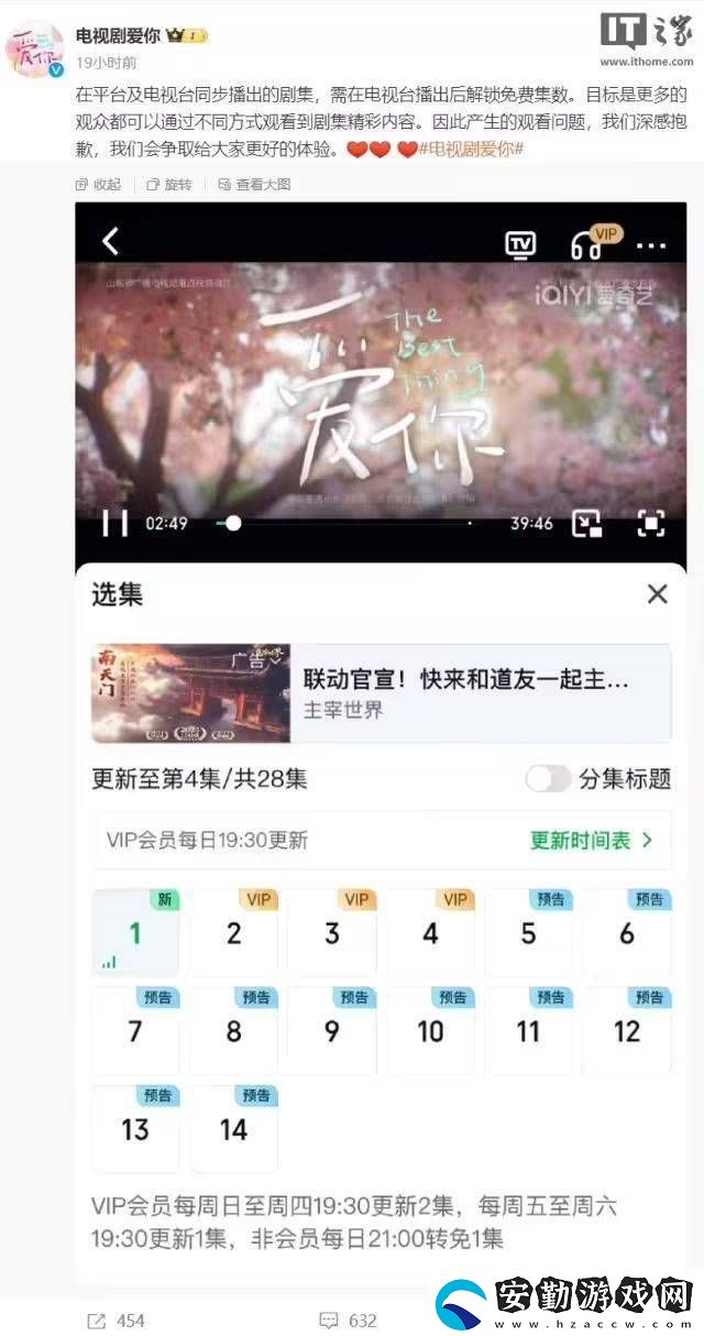 愛(ài)奇藝新劇首集就需VIP
