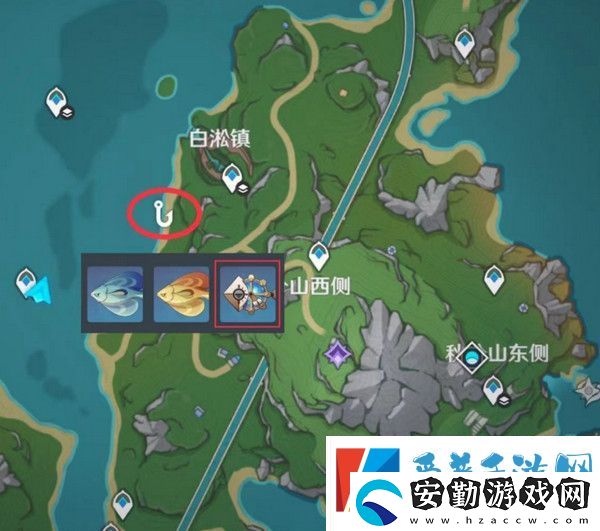 原神灰河渡手釣魚(yú)地點(diǎn)分布圖