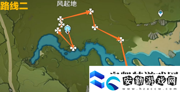 原神風車菊最佳采集路線