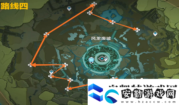 原神風車菊最佳采集路線