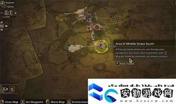 怪物獵人荒野涌油谷安全簡(jiǎn)易營(yíng)地設(shè)置推薦