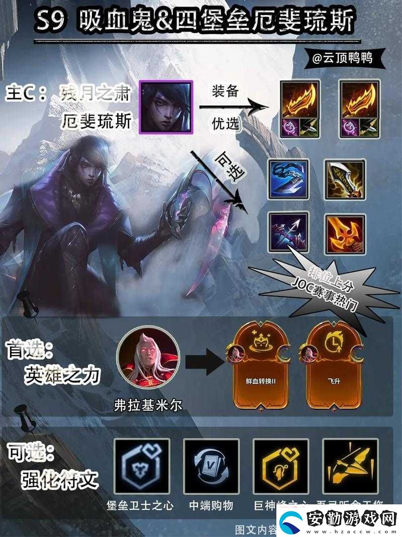 云頂之弈月男厄斐琉斯封神指南！一回合12殺的超強套路公開