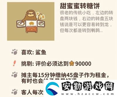 動物餐廳甜蜜蜜轉糖餅怎么解鎖