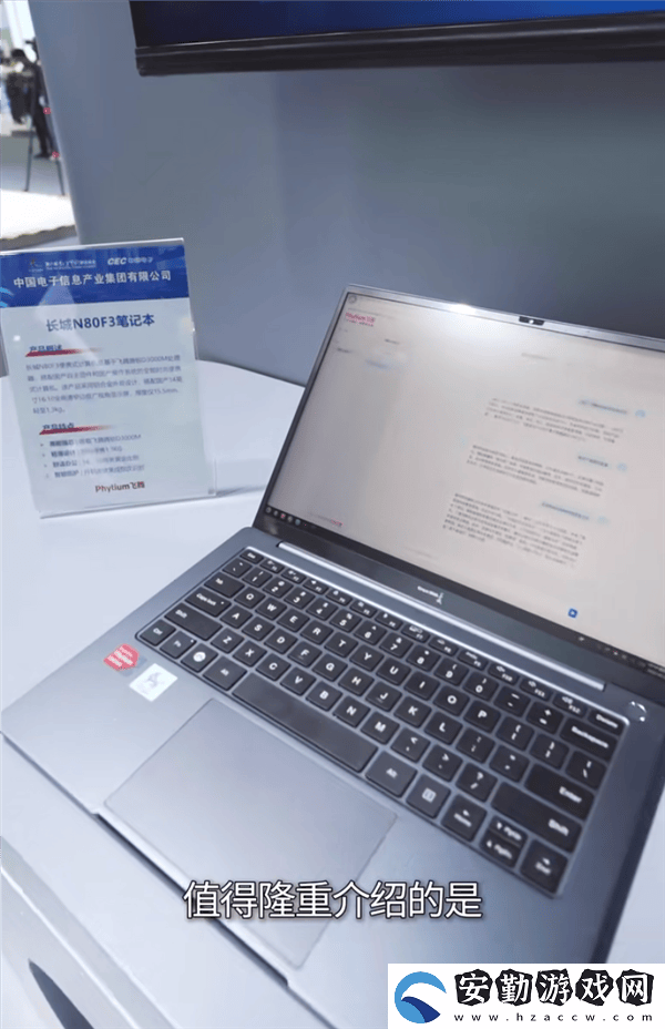 飛騰D3000M筆記本CPU亮相數(shù)字中國(guó)峰會(huì)